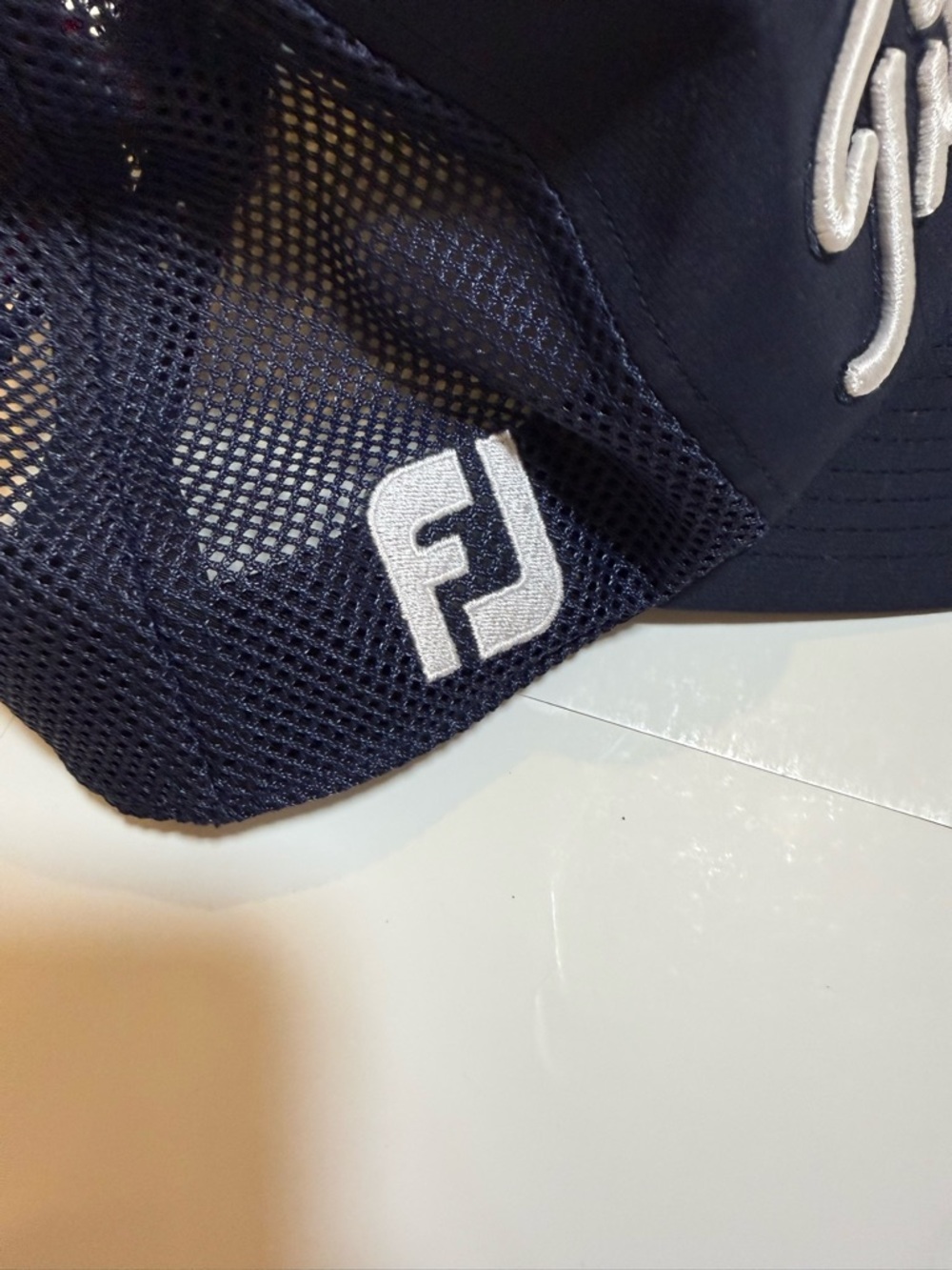 TITLEIST PRO V1 Hat Cap Flex FITTED L-XL Navy Blue Jersey 3D Logo - Picture 6 of 11